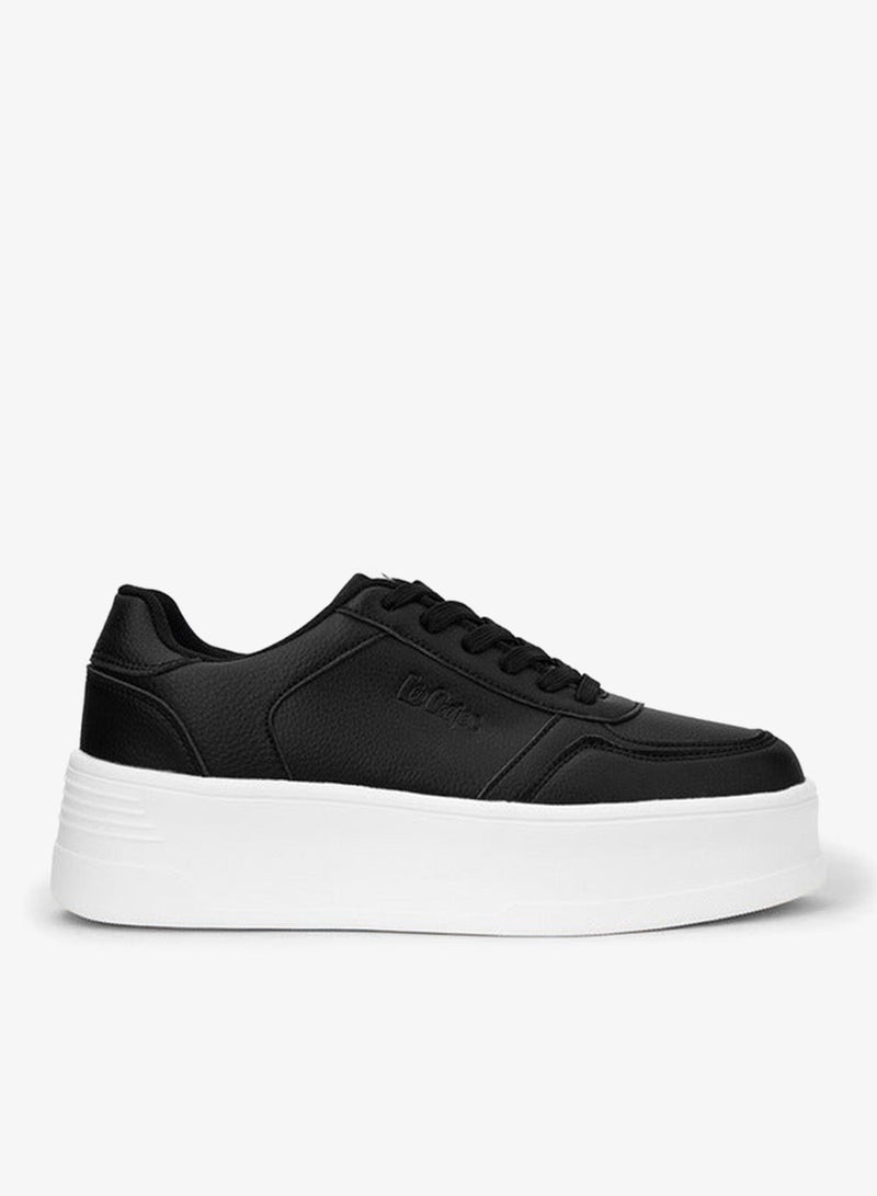 Lee Cooper Women's Solid Lace-Up Sneakers - Image 2